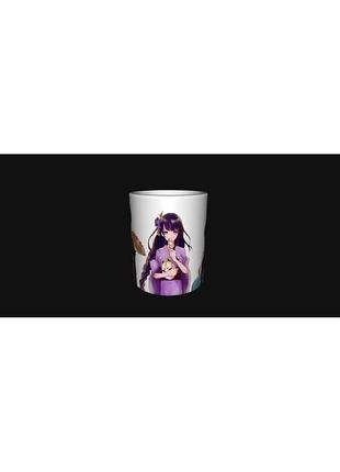 Кружка чашка аніме геншин genshin impact баал сьогун райдэн