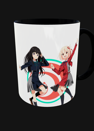 Чашка аниме подарок кружка ликорис рикоил