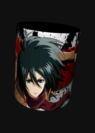 Гуртка / чашка / аніме / атака титанів / микасса