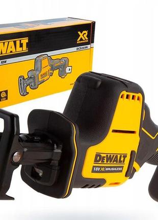 Аккумуляторная сабельная пила одноручная dewalt dcs369n 18 в xr 2800 об/мин