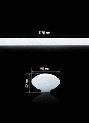 Led світильник лінійний вологозахищений ір65 40 вт 120 см 6000 k44 фото
