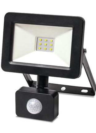 Led прожектор (ліхтар) вуличний з датчиком руху 10 вт 20 вт...