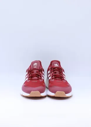 Кроссовки adidas originals zx 1k boost in burgundy1 фото