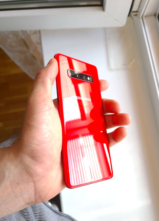 Samsung galaxy s10 plus red cardinal3 фото