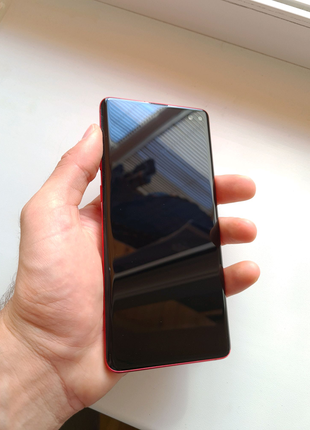 Samsung galaxy s10 plus red cardinal6 фото