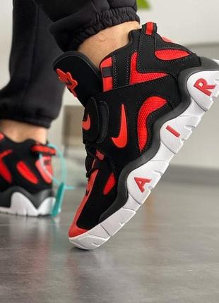 Nike air barrage mid qs university red black white💥 ⠀