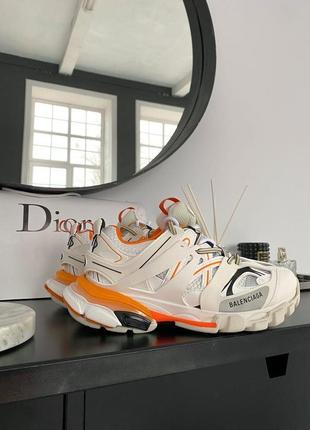 Balenciaga track trainer "white/orange" 💥