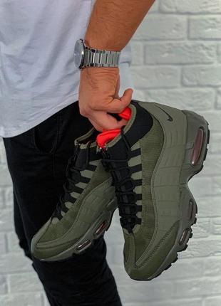 Nike air max sneakerboot 95 "haki" (топ якість)