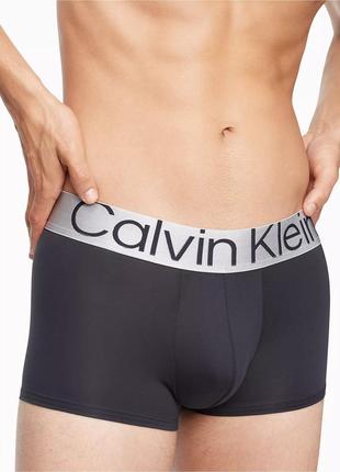 Оригинальные низкие боксеры calvin klein reconsidered steel micro 3-pack trunk2 фото