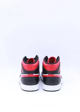 Кросівки nike air jordan 1 mid bred toe4 фото