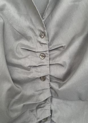 Рубашка/блуза rene lezard 38/m🤎4 фото