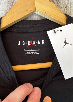 Футболка nike jordan оверсайз чорна3 фото