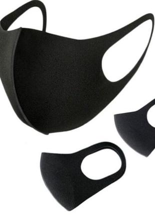 Багаторазова захисна маска для обличчя маска пітта унісекс mask p3 фото