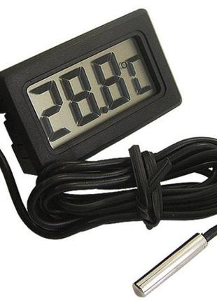 Термометр цифровий з виносним датчиком температури+батарейки2 фото