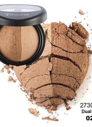 Flormar пудра baked powder запеченная №023 dual gold