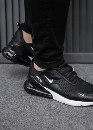 Мужские кроссовки nike air max 270 black/white7 фото