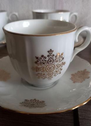 Фарфор порцеляна epiag porcelain чехословаччина 6 пар для чаю4 фото