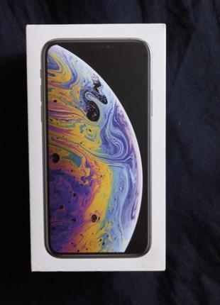 Коробка від apple iphone xs  silver 64 gb, a1920