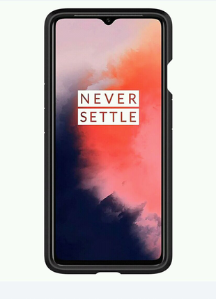 Чохол spigen для oneplus 7t tough armor, black5 фото