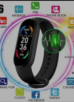 Фітнес-браслет fitpro smart band m6 (смартгодинник, пульсоксиметр4 фото