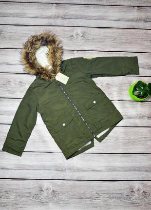 Куртка-парка на мальчика crafted (швеция)