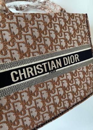 Женская сумка cristian dior large book orange2 фото