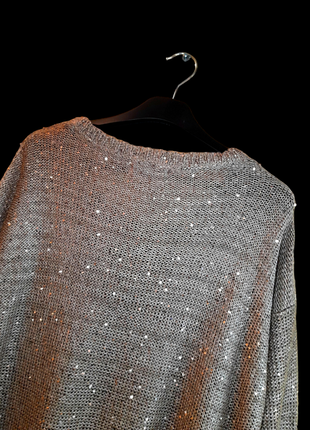 Женский свитер с пайетками в состоянии нового5 фото