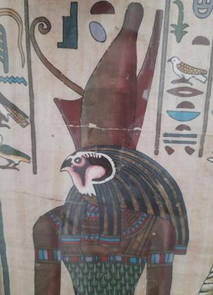 Картина на папирусе египет2 фото