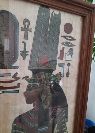Картина на папирусе египет3 фото