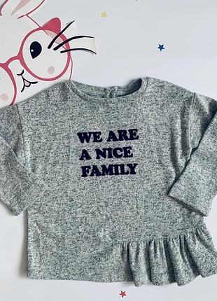 Туника zara 6/9 мес