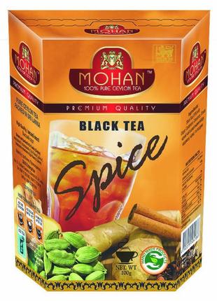 Чай чорний зі спеціями mohan 100гр