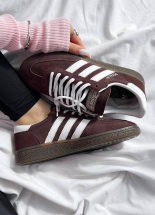 Adidas handball spezial 'shadow brown gum'5 фото