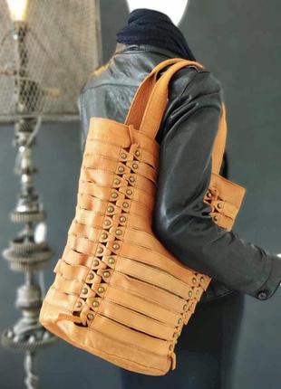 Omm spirit. велика сумка із натуральної шкіри. .