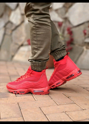 Nike air max 95 winter red