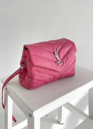 Жіноча сумка yves saint laurent pretty bag pink3 фото