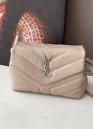 Жіноча сумка yves saint laurent pretty bag beige