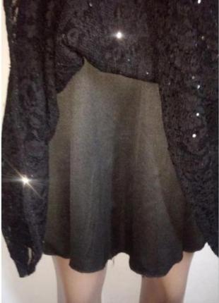 Женское вечернее кружевное платье с пайетками2 фото