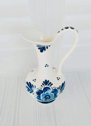 Винтажная фарфоровая ваза антикварная delft3 фото