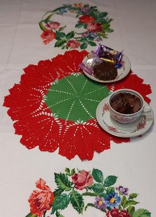 Серветка в'язана святкова