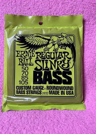 Струни для бас гітари ernie ball 2832 bass 50-1051 фото