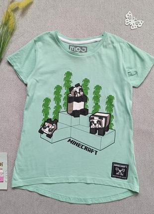 Детская футболка 10-11 лет майнкрафт для мальчика