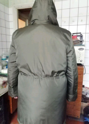 Куртка колір хакі з підстібкою нова пальто7 фото