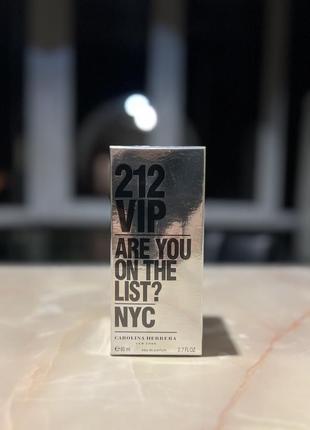 Carolina herrera 212 vip men 80 ml