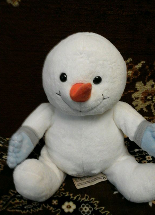 Сніговик привезений з європи м'яка іграшка