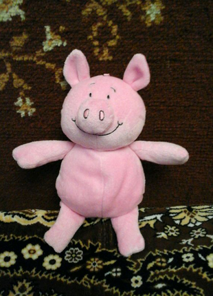 М'яка іграшка свинка ,в попі кульки мягкая игрушка свинка с европы свинья