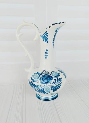 Ваза фарфоровая, коллекционная антикварная ваза delft