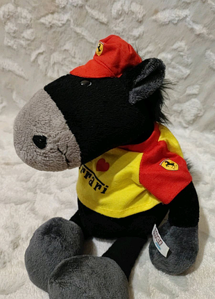 Конячка м'яка іграшка ferrari привезений з європи колекційна