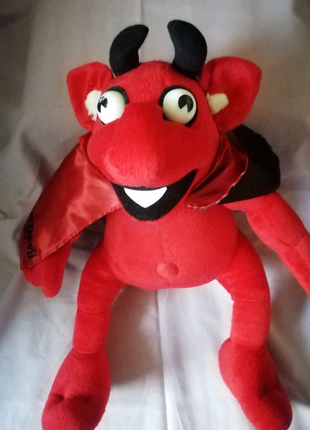 Чортиня диявол м'яка іграшка з європи дьявол мягкая игрушка с европы чёрт чертик