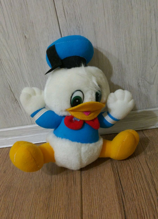Дональд дак привезений з європи м'яка іграшка дісней disney дональд дак мягкая игрушка с европы