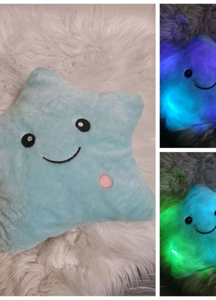 Подушка led з підсвіткою м'яка іграшка з європи подушка звезда мягкая игрушка